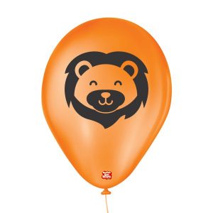 balões personalizados látex safari leãozinho