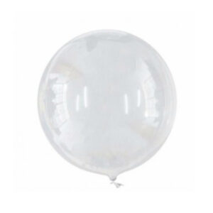 balão bubble 24 polegadas transparente sem válvula
