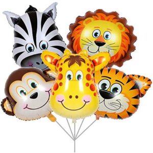 balões metalizados FOIL temáticos animais safari