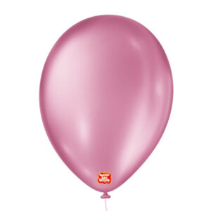 balões látex são roque liso 9 cintilante rosa