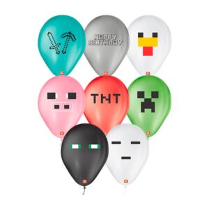 kit balões personalizados minecraft
