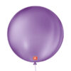 balão látex são roque redondo liso n5 roxo ametista