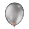 balão látex são roque metallic n11 prateado