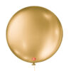 balão látex são roque metallic n5 dourado