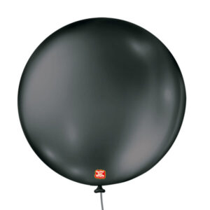 balão látex são roque metallic n5 preto