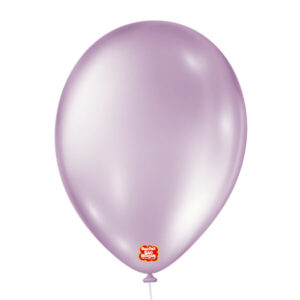 balão látex são roque perolado n9 lilás