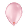 balão látex são roque perolado n9 rosa claro