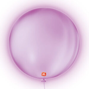 balão látex são roque redondo neon n5 violeta