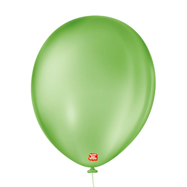 balão látex são roque redondo liso n11 verde maçã