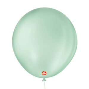 balão látex são roque liso redondo n8 verde tiffany