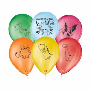 kit balões personalizados dinossauros