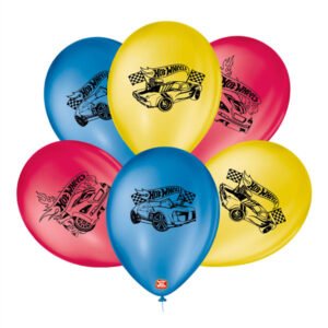 kit balões personalizados hot wheels