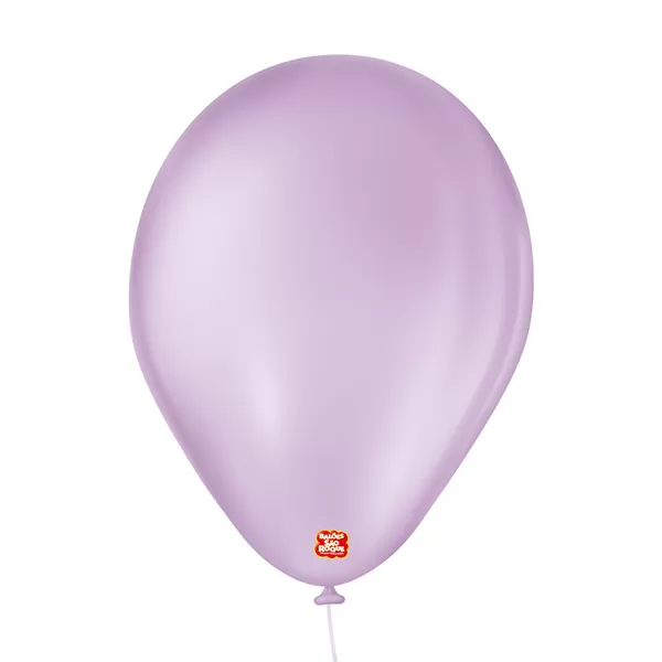 BALOES BEXIGAS LATEX SAO ROQUE LISO 9 LILAS BABY
