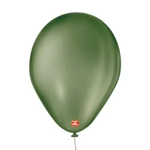 BALOES BEXIGAS LATEX SAO ROQUE LISO 9 VERDE MILITAR