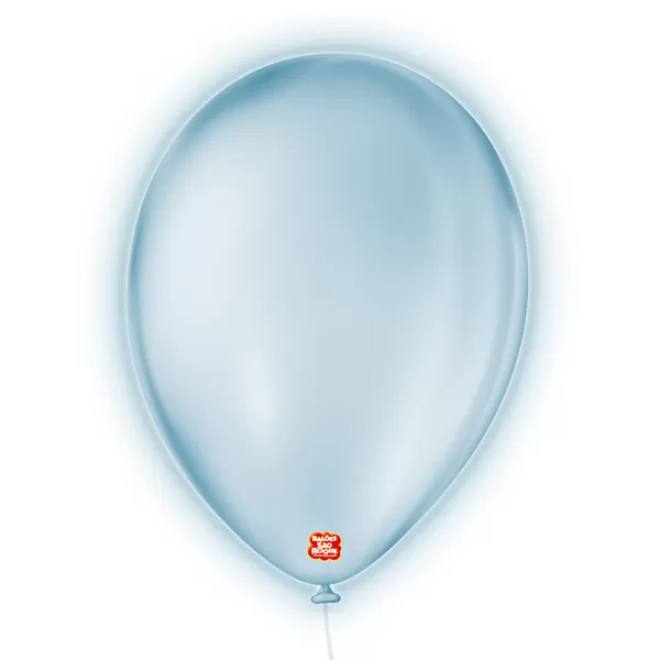 BALAO BEXIGA LATEX SAO ROQUE NEON LISO 9 AZUL