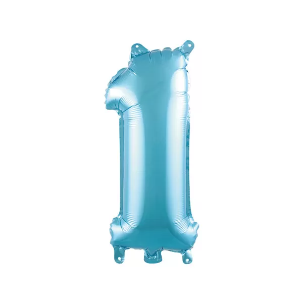 Balao Metalizado FOIL Azul Claro 30 Polegadas numero 1