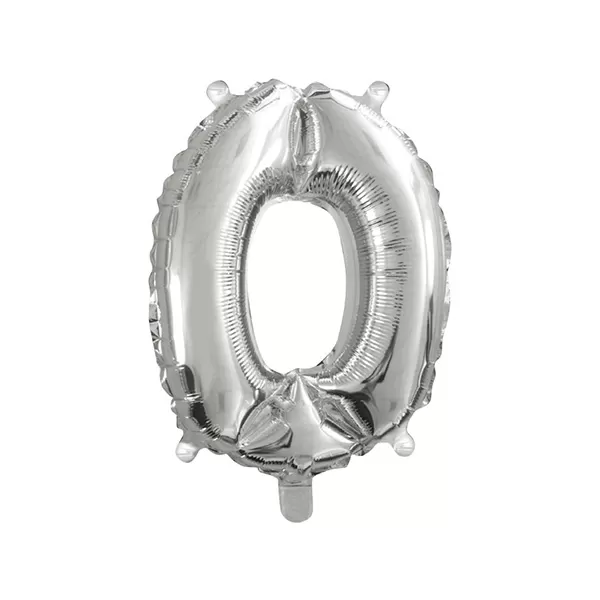 Balao Metalizado FOIL Prateado 16 Polegadas numero 0