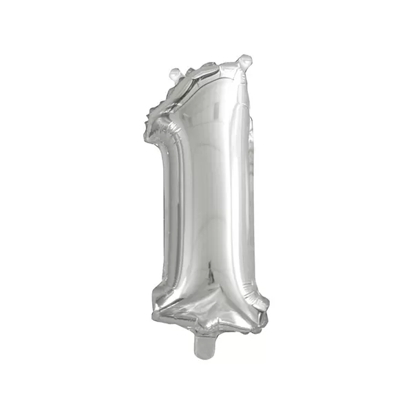 Balao Metalizado FOIL Prateado 16 Polegadas numero 1
