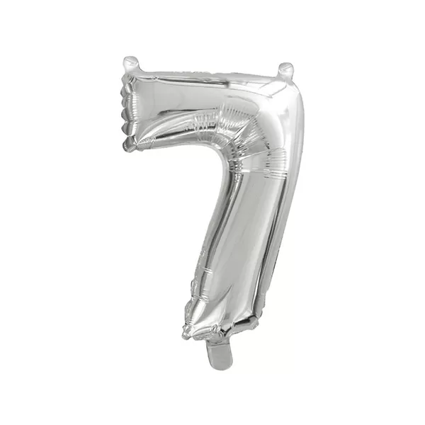 Balao Metalizado FOIL Prateado 16 Polegadas numero 7