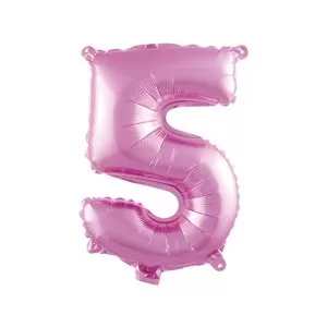 Balao Metalizado FOIL Rosa Claro 16 Polegadas numero 5