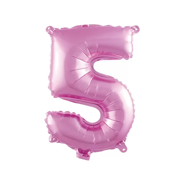 Balao Metalizado FOIL Rosa Claro 30 Polegadas numero 5