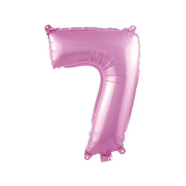Balao Metalizado FOIL Rosa Claro 30 Polegadas numero 7