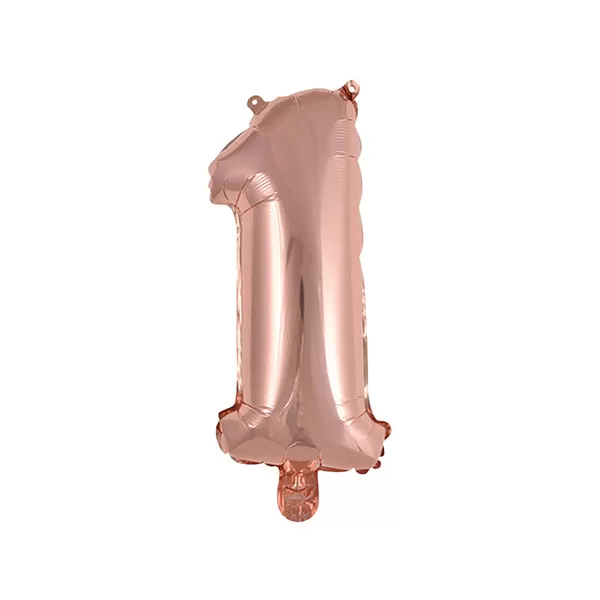 Balao Metalizado FOIL Rose 16 Polegadas numero 1