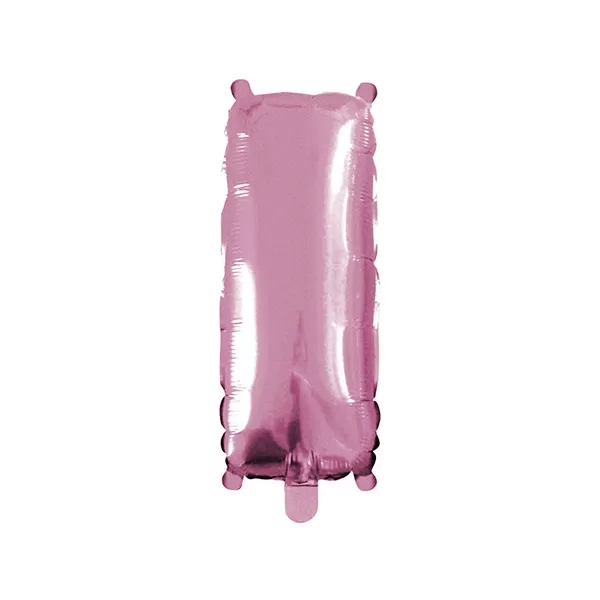 Balao Metalizado FOIL Rosa Claro 30 Polegadas letra I