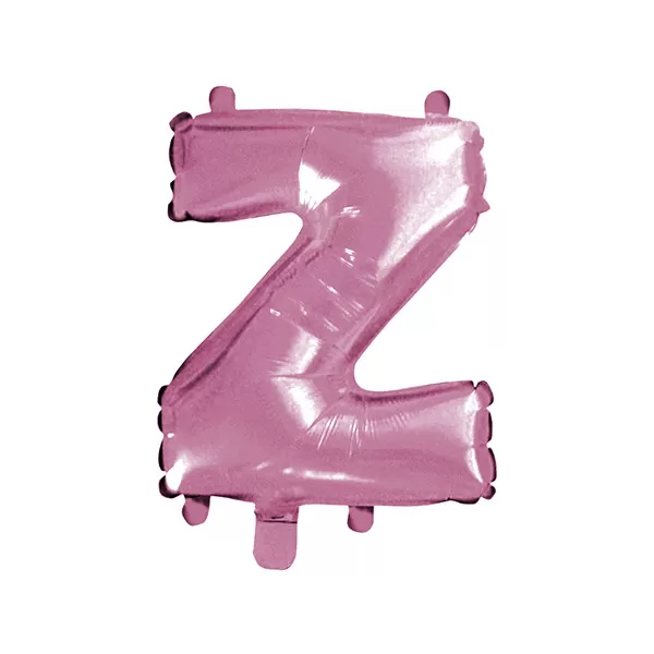 Balao Metalizado FOIL Rosa Claro 30 Polegadas letra Z
