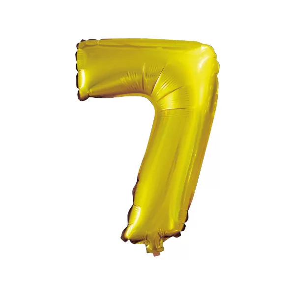 Balao Metalizado FOIL Dourado 16 Polegadas numero 7