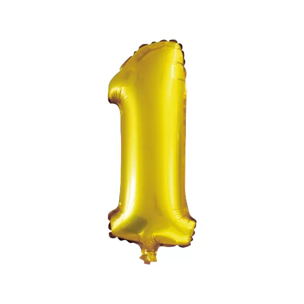 balao metalizado foil dourado 30 polegadas numero 1