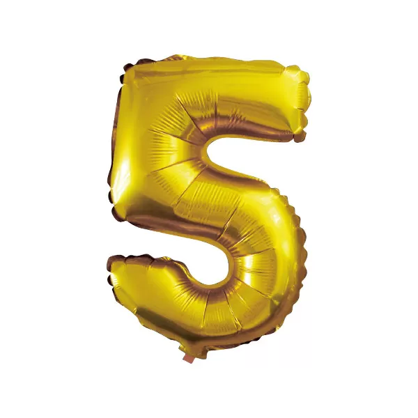 balao metalizado foil dourado 30 polegadas numero 5