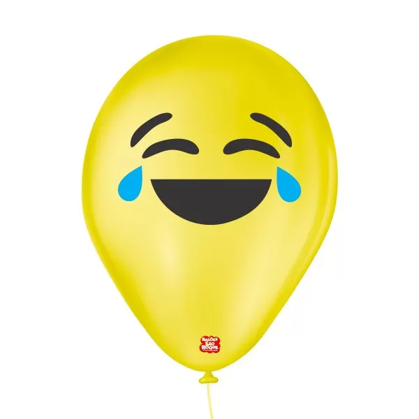 balões látex personalizados emoji alegria