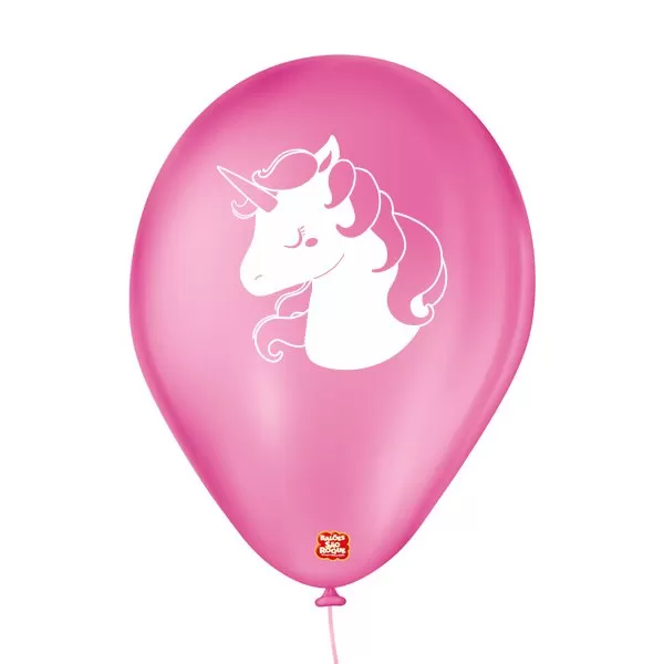 Balões personalizados unicórnio - 25 und