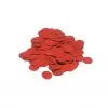 Confete metalizado redondo vermelho 15mm para balao Bubble