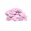 confete metalizado redondo rosa claro 15mm para balões bubble