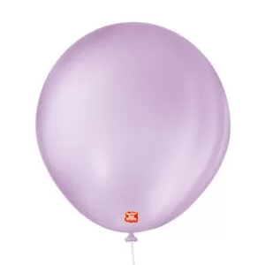 balão látex são roque redondo liso n8 lilás baby
