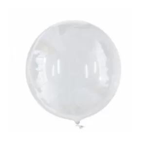 balão bubble 36 polegadas transparente sem válvula