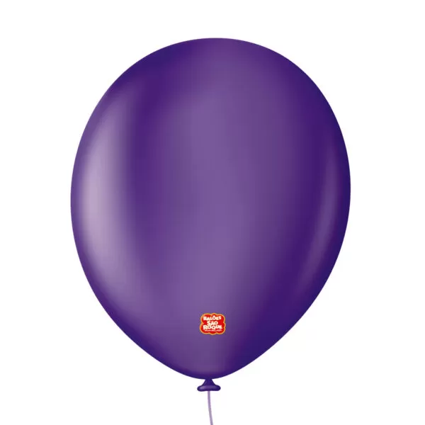 balões bexiga látex são roque uniq premium roxo 16 purple