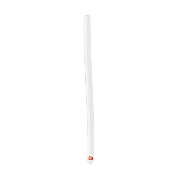 balão canudo liso látex 260 são roque branco