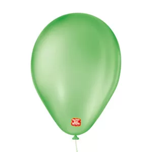 balões bexigas látex basic são roque liso 6,5 verde