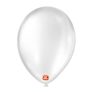 balões látex são roque liso 9 cintilante branco