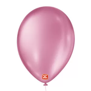 balões látex são roque liso 9 cintilante rosa