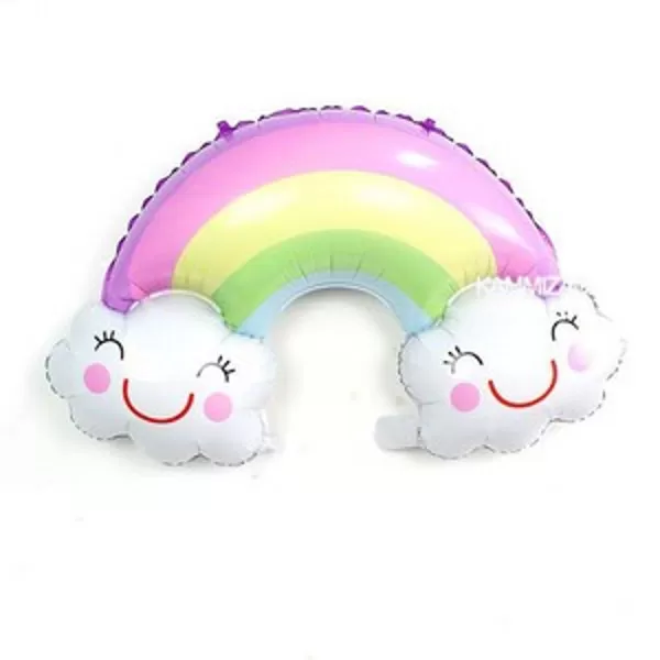 balão metalizado foil temático arco iris