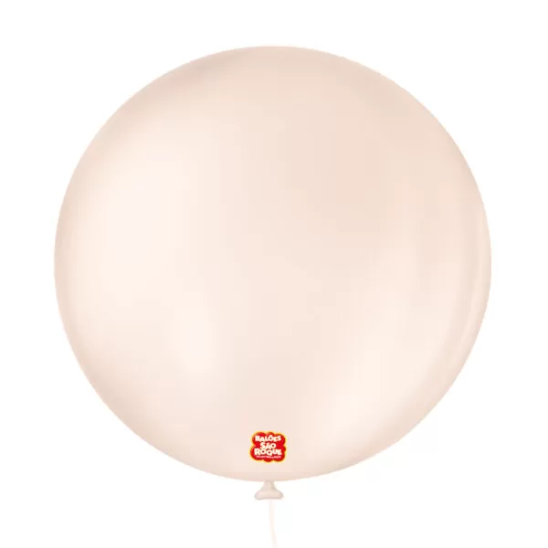 balão látex são roque candy colors n5 laranja claro