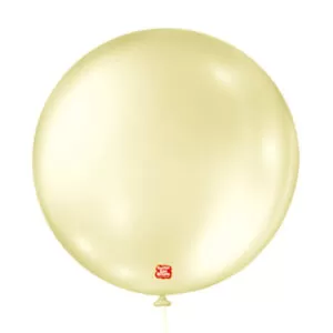 balão látex são roque perolado n5 amarelo