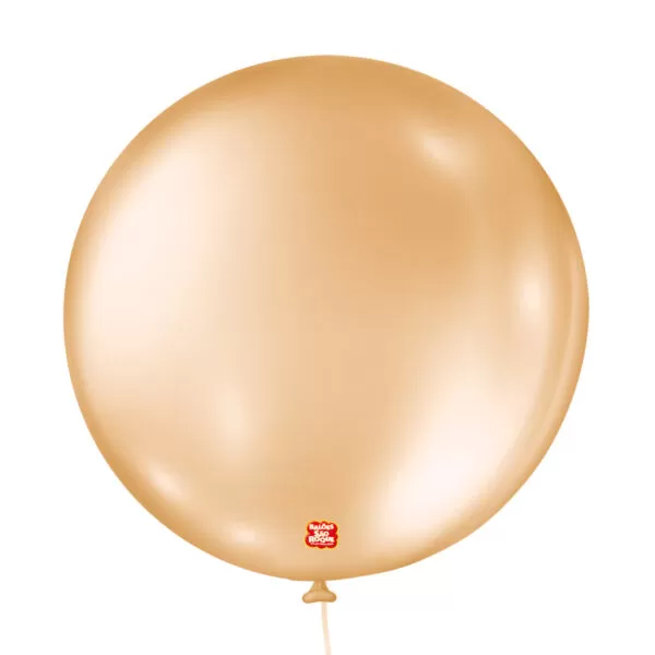 balão látex são roque perolado n5 pêssego