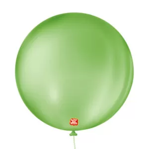 balão látex são roque redondo liso n5 verde maçã