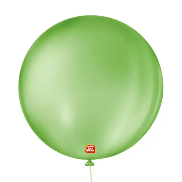 balão látex são roque redondo liso n5 verde maçã