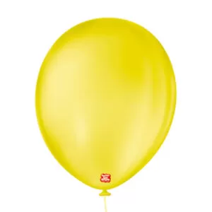 balão látex são roque redondo liso n11 amarelo citrino